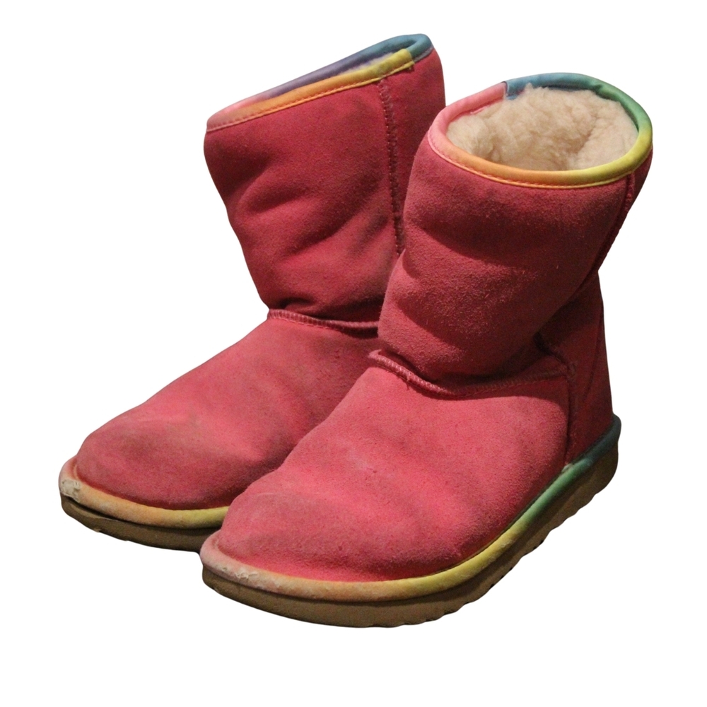 UGG Pink Boots Size 4Y
